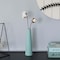 Uniquewise 8 Inch Contemporary Ceramic Cone Shape Table Vase Modern Pastel Colored Flower Holder, Green QI004359.GN - alternate 6